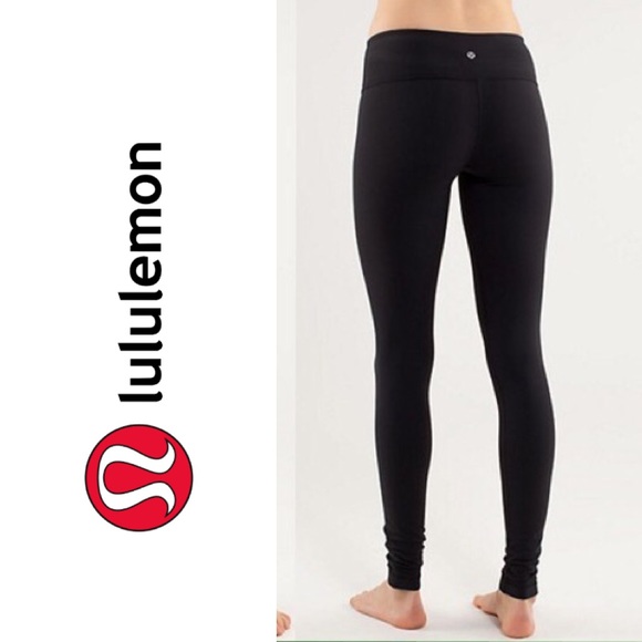 lululemon athletica Pants - LuluLemon Black Skinny Ankle Long Pant Size 4
